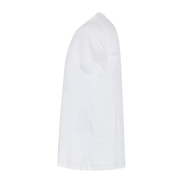 Emporio Armani - T-shirt bianca manica corta con ricamo logo sul petto tono su 2