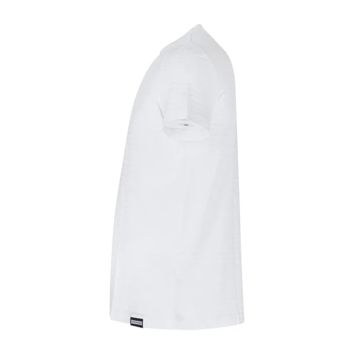 Dsquared2 - T-shirt bianca manica corta con logo allover per uomo | d9m205510