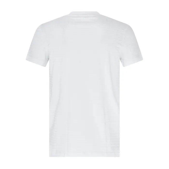 Dsquared2 - T-shirt bianca manica corta con logo allover per uomo | d9m205510