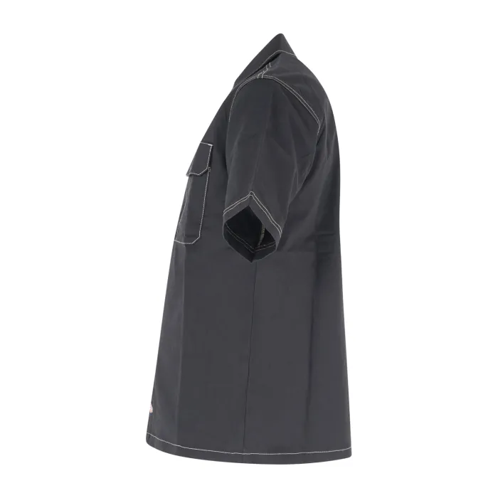Dickies - Camicia nera maniche corte con doppio tascino sul petto per uomo |