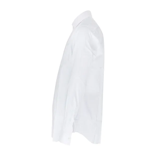 Xacus - Camicia bianca in cotone abbottonatura coperta Tailor fit per uomo | 2