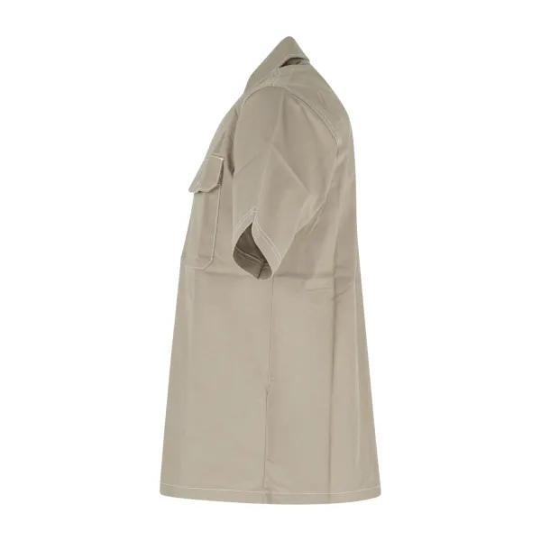 Dickies - Camicia beige maniche corte con doppio tascino sul petto per uomo | 2