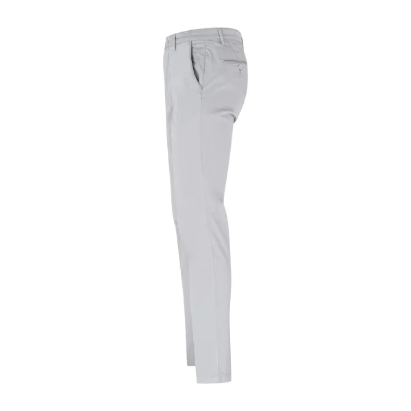 Luca Bertelli - Pantalone grigio tasca a filo skinny fit per uomo | p1600skin 2