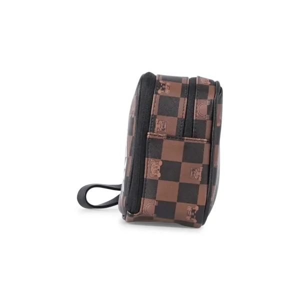 Sprayground - Borsa marrone con fantasia check all over per uomo | 910b7510nsz 2