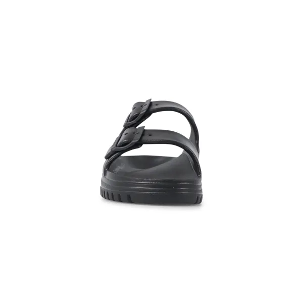 Armani Exchange - Sandali neri in gomma con doppia fibbia per uomo | xup015 2