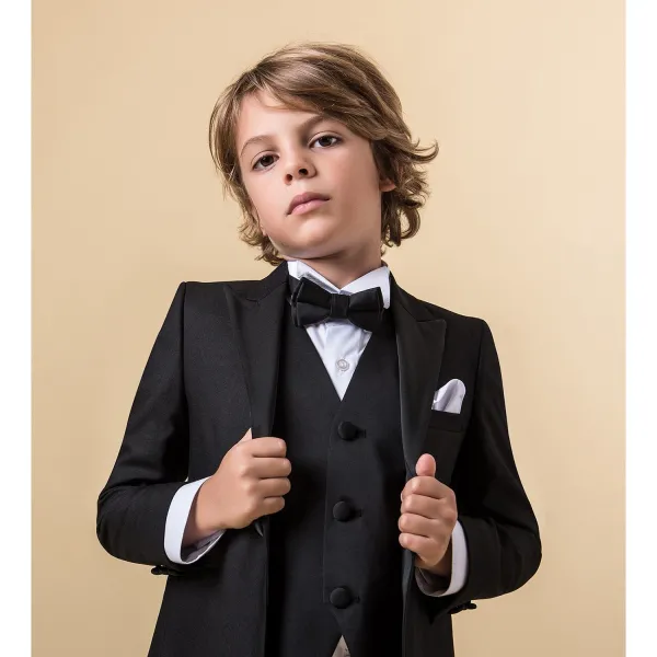 Etienne chic - Abito smoking nero per bambino per uomo | 