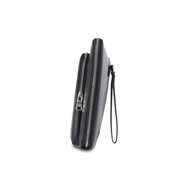 Armani Exchange - Pochette nera con tasca frontale chiusura zip per uomo | 2