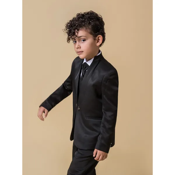 Etienne chic - Abito coreano nero per bambino per uomo | 