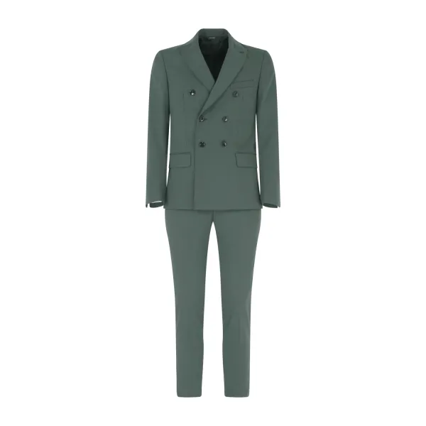 Havana & Co - Abito verde doppiopetto per uomo | h5431 a5576 31verde