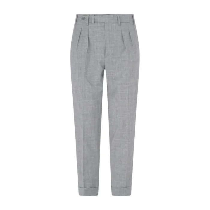 Alessandro Gilles - Abito grigio in lana sfoderato con pantalone con doppia