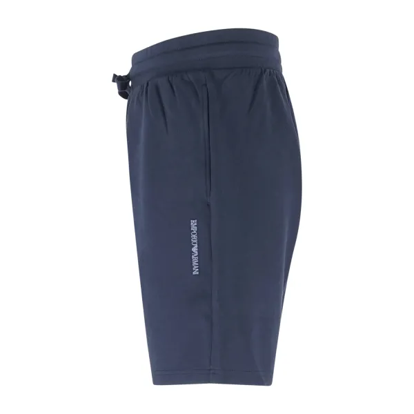 Emporio Armani - Bermuda blu tasca a filo con ricamo logo per uomo | em000495 2
