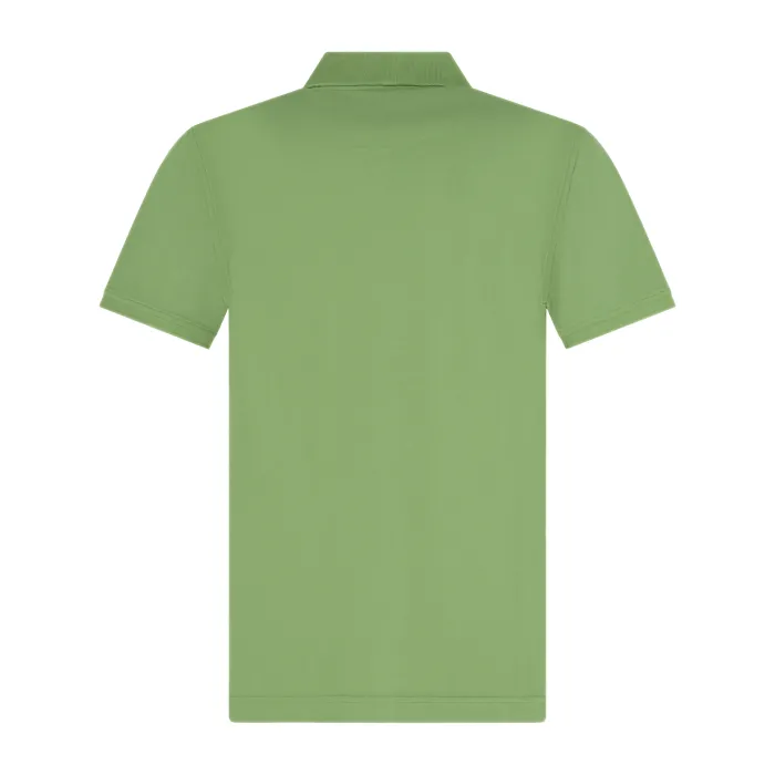 Harmont & Blaine - Polo verde manica corta con patch logo per uomo |