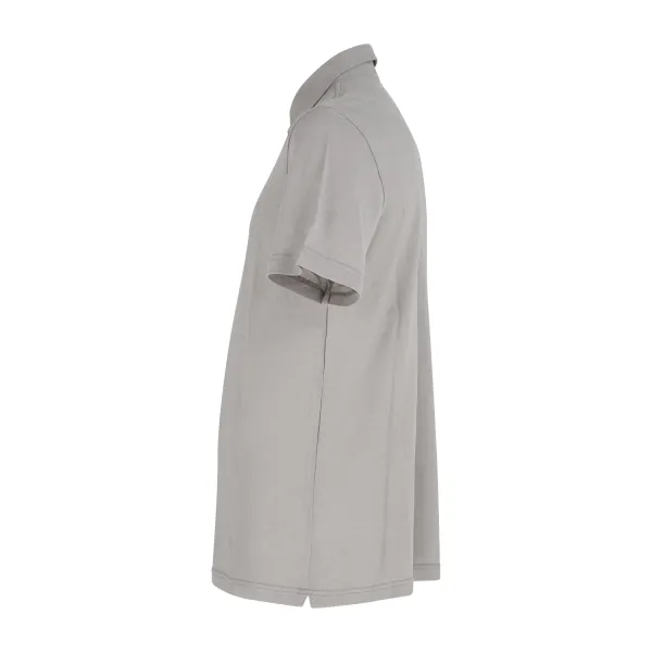 Harmont & Blaine - Polo beige in jersey crepe di cotone manica corta con patch 2