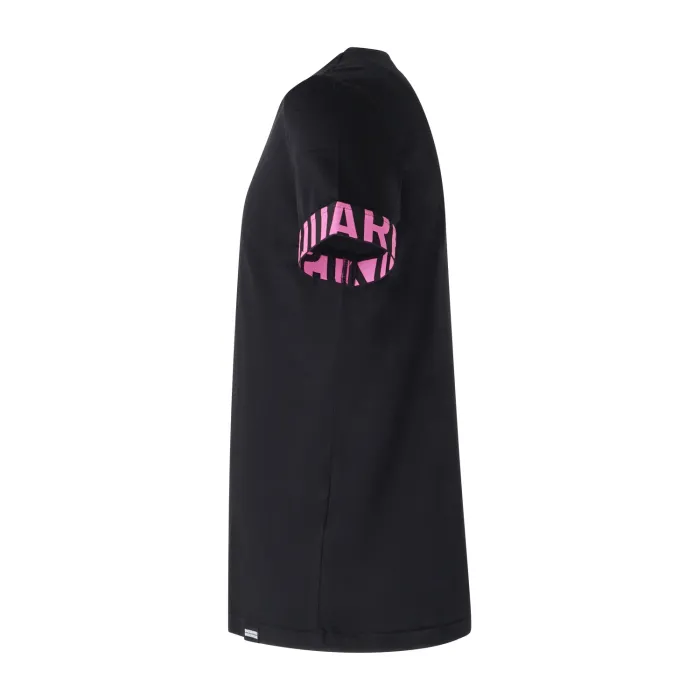 Dsquared2 - T-shirt nera manica corta con banda logo sulla manica per uomo |