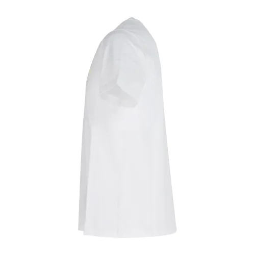 Sun68 - T-shirt bianca con ricamo logo sul petto per uomo | t35145 31 bianco