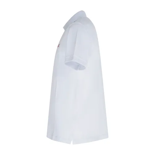 Sun68 - Polo bianca manica corta con ricamo logo per uomo | a35140 01bianco