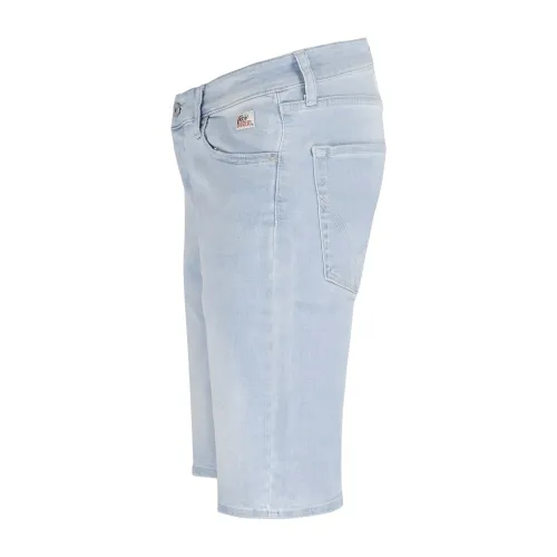 Roy Roger's - Bermuda denim chiaro 5 tasche slim fit per uomo | rru002d6881784