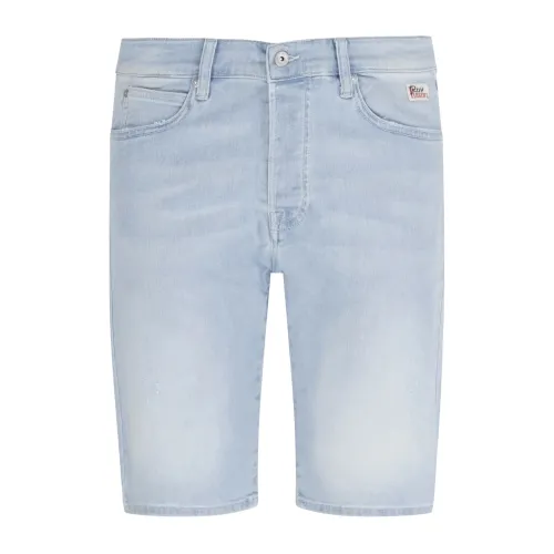 Roy Roger's - Bermuda denim chiaro 5 tasche slim fit per uomo | rru002d6881784