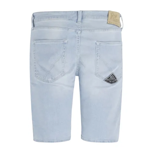 Roy Roger's - Bermuda denim chiaro 5 tasche slim fit per uomo | rru002d6881784