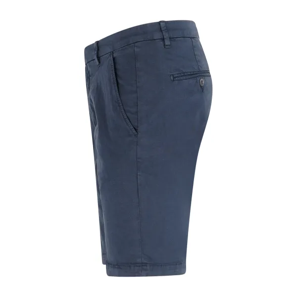 Roy Roger's - Bermuda blu tasca a filo in cotone slim fit per uomo | 2