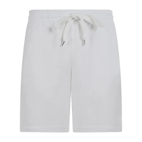 Sun68 - Bermuda bianco in cotone con elastico in vita per uomo | f35157