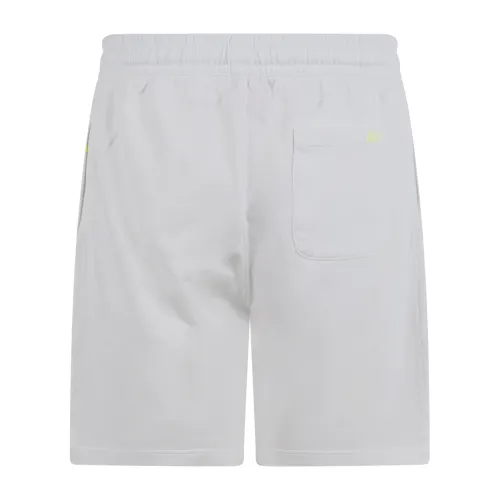 Sun68 - Bermuda bianco in cotone con elastico in vita per uomo | f35157