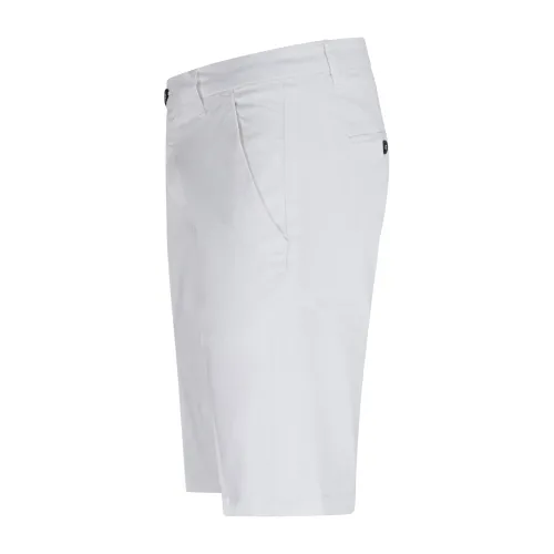 Roy Roger's - Bermuda bianca tasca a filo in cotone slim fit per uomo |