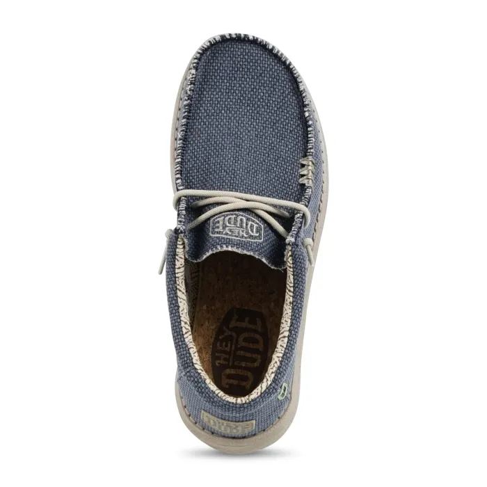 Hey Dude - Slip on blu con suola ultraleggera per uomo | hd 40003-4nm wally