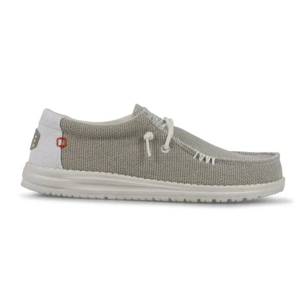 Hey Dude - Slip on beige con suola ultraleggera per uomo | hd 40003-1lb wally