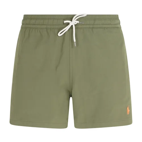 Polo Ralph Lauren - Bermuda mare verde con logo ricamato per uomo | 710969031004