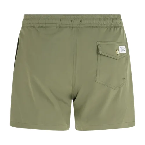 Polo Ralph Lauren - Bermuda mare verde con logo ricamato per uomo | 710969031004