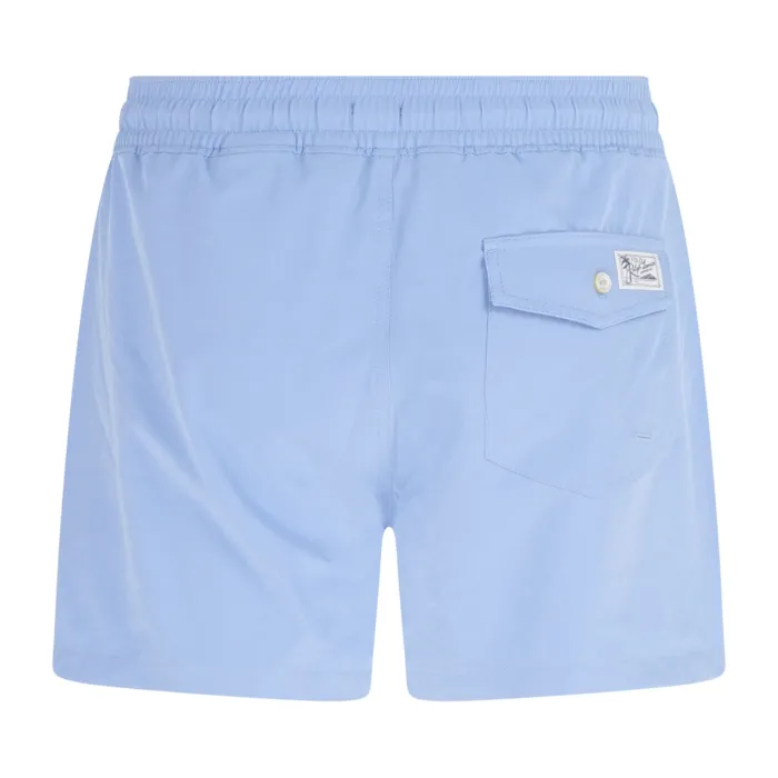 Polo Ralph Lauren - Bermuda mare celeste con logo ricamato per uomo |