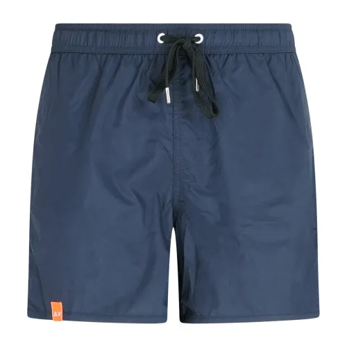 Sun68 - Bermuda mare blu con tecnologia reattiva per uomo | h33118 07 navy blu
