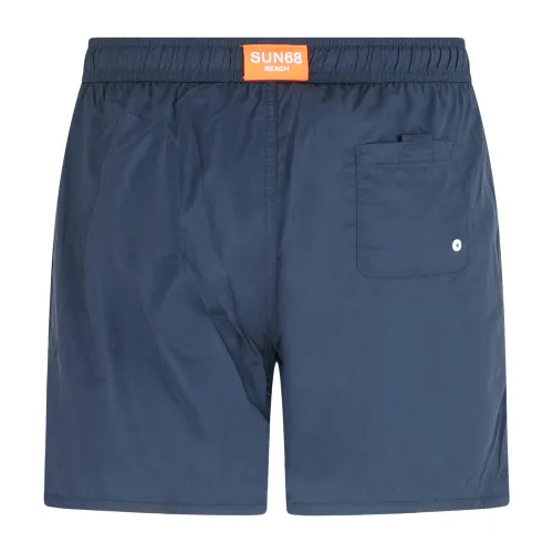 Sun68 - Bermuda mare blu con tecnologia reattiva per uomo | h33118 07 navy blu