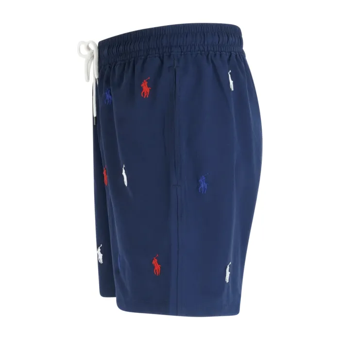 Polo Ralph Lauren - Bermuda mare blu con logo ricamato per uomo | 710957786001