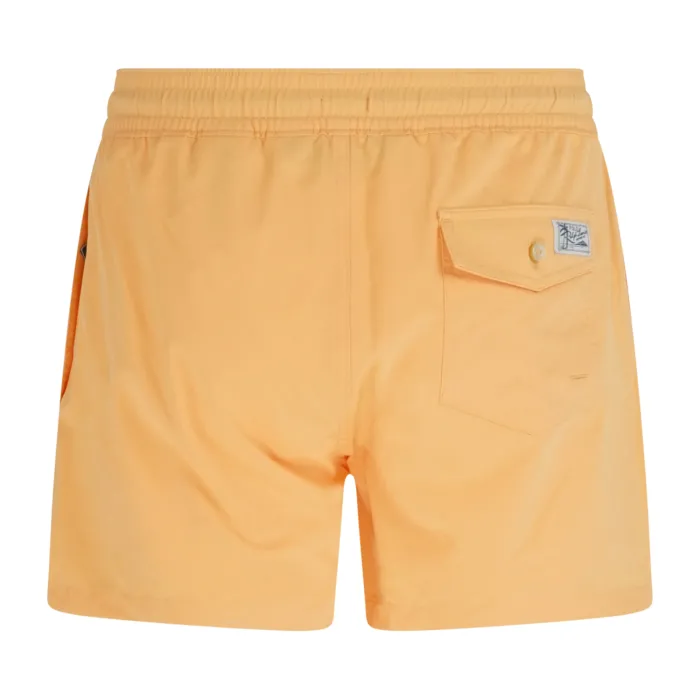 Polo Ralph Lauren - Bermuda arancione verde con logo ricamato per uomo |