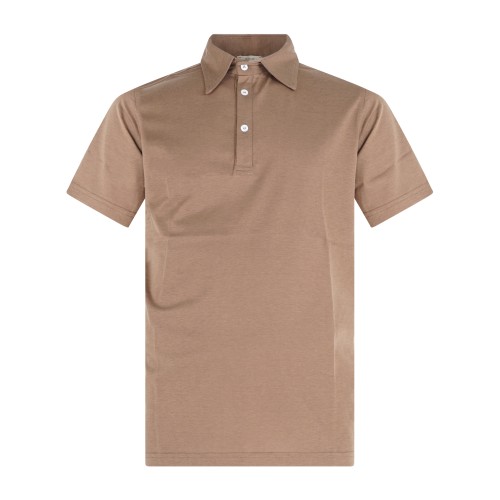 Barbati - Polo marrone manica corta in cotone per uomo | ej-b142 125028 05