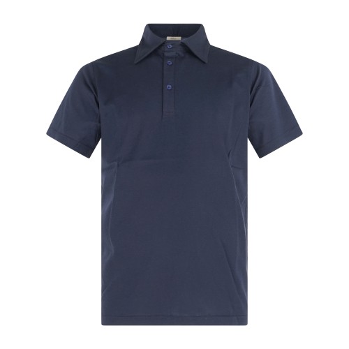 Barbati - Polo blu manica corta in cotone per uomo | ej-b142 125028 01 blu