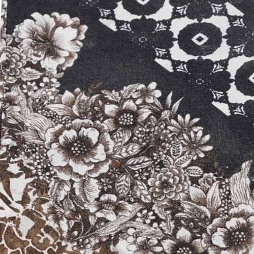 Officina36 - Foulard multicolore stretta in cotone per uomo | 0fc0300281 nero 2