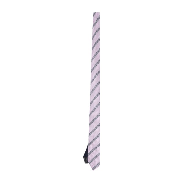 Missoni - Cravatta rosa con motivo spigato per uomo | cr7aseu9997 0005