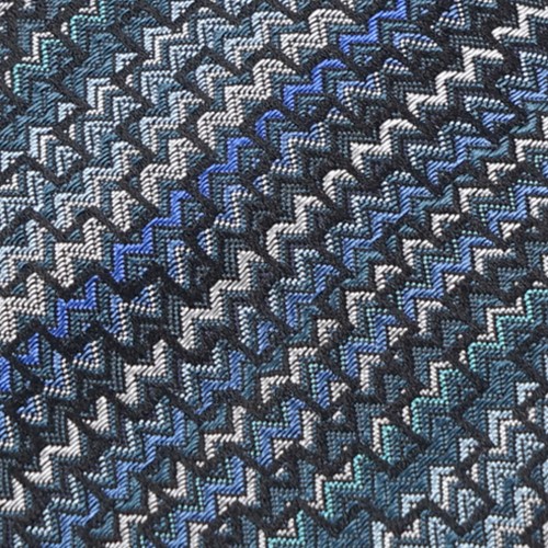 Missoni - Cravatta multicolor con motivo zig zag per uomo | cr7aseu9982 0001 2