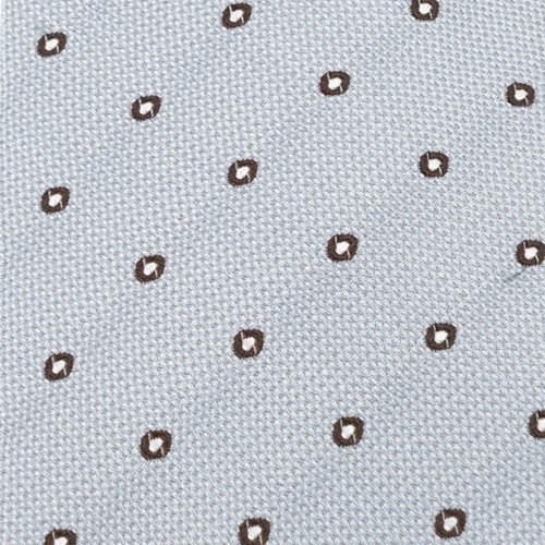 Altea - Cravatta celeste fantasia a pois per uomo | gange 2511371 2