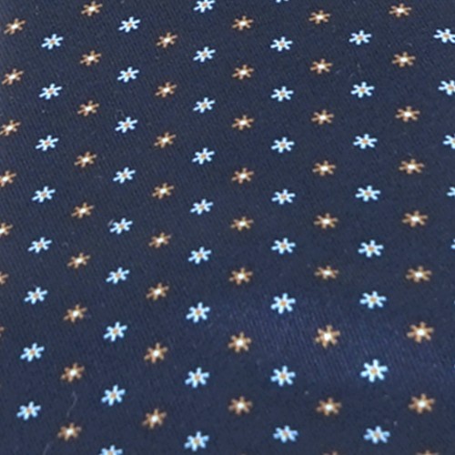 Barbati - Cravatta blu in seta con stampa a stelle per uomo | cr-jerry-043 2