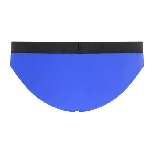 Dsquared2 - Slip mare blu con elastico logano in vita per uomo | d7b356030 2