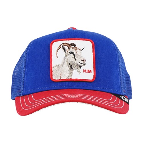Goorin Bros. - Cappello multicolore con visiera e retro in retina con patch