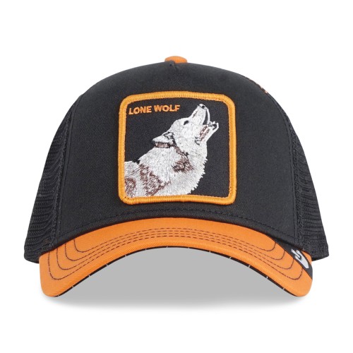 Goorin Bros. - Cappello multicolore con visiera e retro in retina con patch