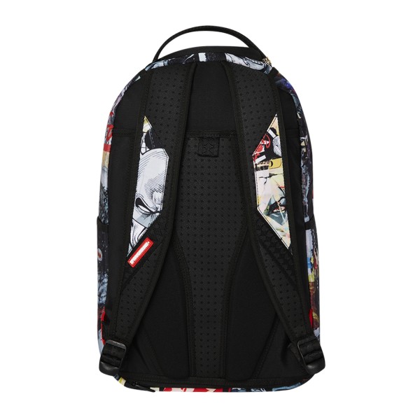 Sprayground - Zaino multicolore DC batman collage shark fantasia astratta per