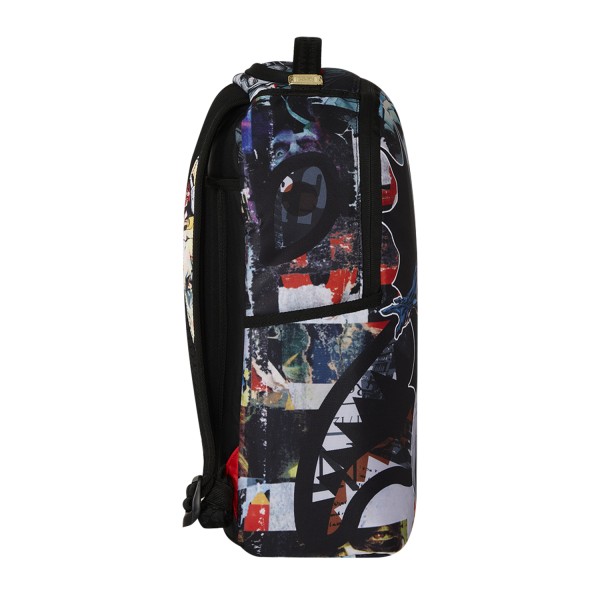 Sprayground - Zaino multicolore DC batman collage shark fantasia astratta per