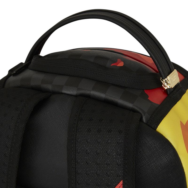 Sprayground - Zaino multicolore Bender fire drama fantasia astratta per uomo |