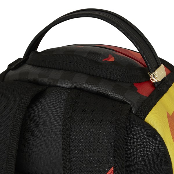Sprayground - Zaino multicolore Bender fire drama fantasia astratta per uomo |